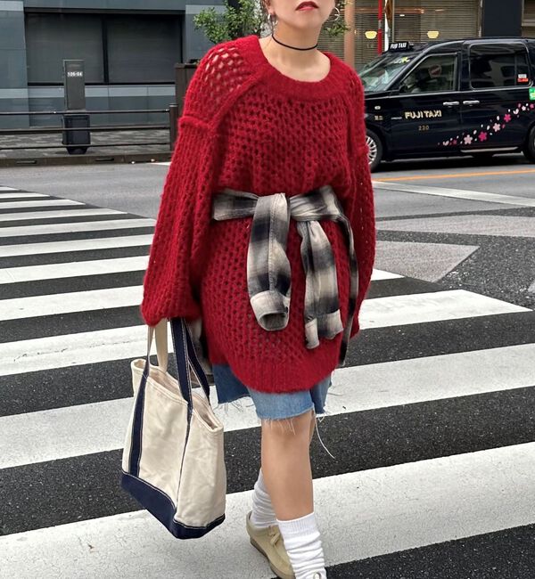 archives「＜Ｌｔｄ．＞ＯＶＥＲ　ＭＥＳＨ　ＫＮＩＴ」|ニット・セーター|