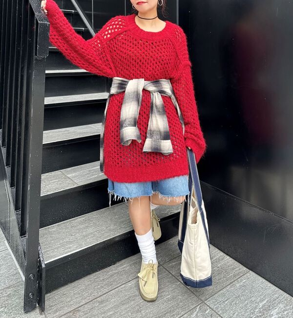 archives「＜Ｌｔｄ．＞ＯＶＥＲ　ＭＥＳＨ　ＫＮＩＴ」|ニット・セーター|