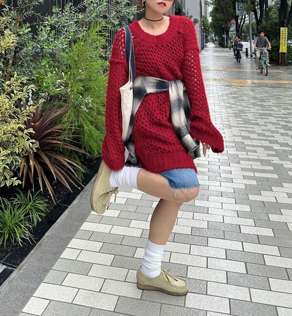 archives「＜Ｌｔｄ．＞ＯＶＥＲ　ＭＥＳＨ　ＫＮＩＴ」|ニット・セーター|