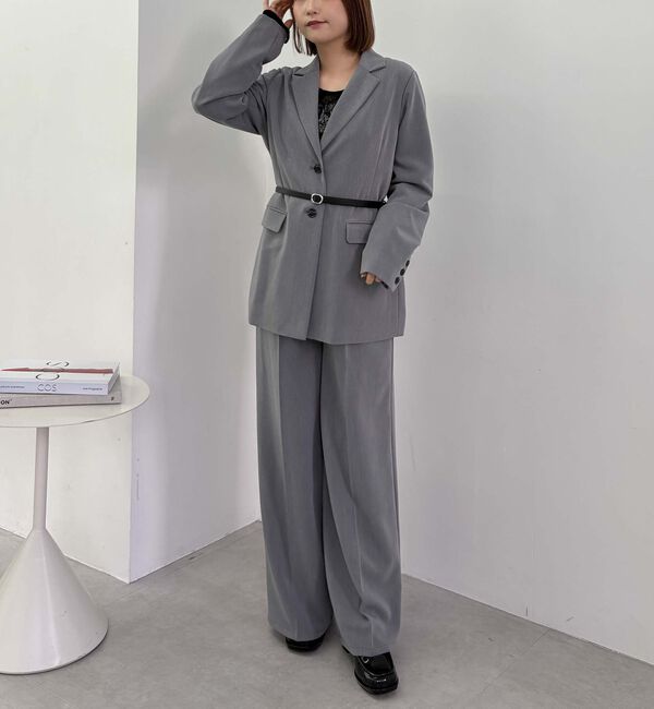 archives「【ＳＥＴＵＰ対応】ウエストベルトテーラードジャケット」|テーラードジャケット|