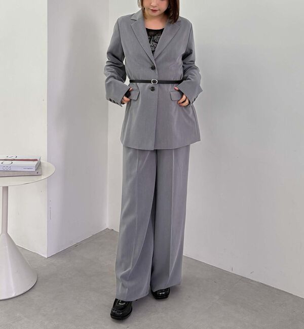 archives「【ＳＥＴＵＰ対応】ウエストベルトテーラードジャケット」|テーラードジャケット|