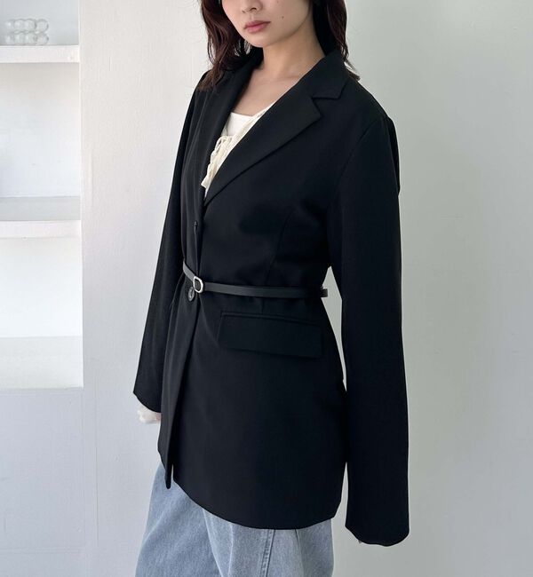 archives「【ＳＥＴＵＰ対応】ウエストベルトテーラードジャケット」|テーラードジャケット|