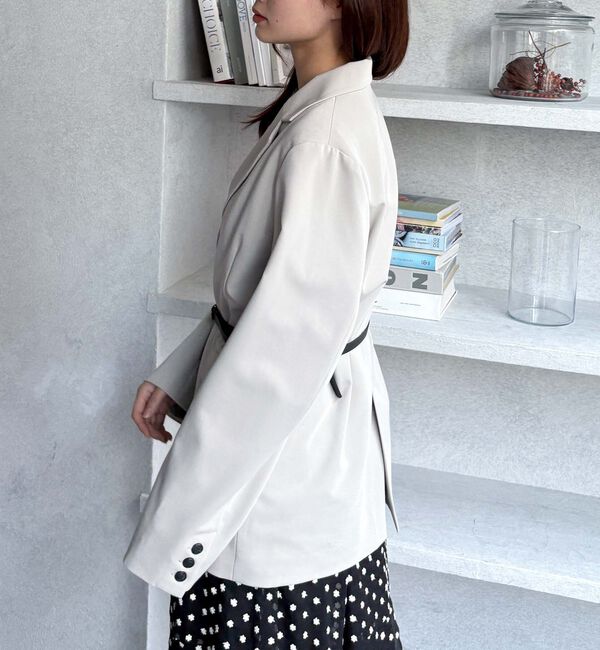 archives「【ＳＥＴＵＰ対応】ウエストベルトテーラードジャケット」|テーラードジャケット|