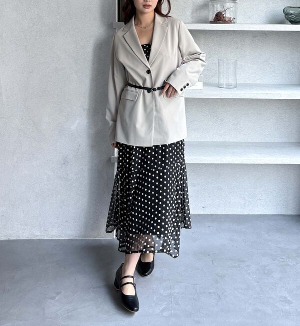 archives「【ＳＥＴＵＰ対応】ウエストベルトテーラードジャケット」|テーラードジャケット|