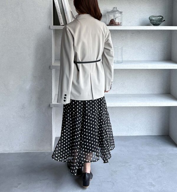 archives「【ＳＥＴＵＰ対応】ウエストベルトテーラードジャケット」|テーラードジャケット|