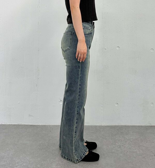 archives「オーバーダイタイトフレアストレッチデニム」|デニム|