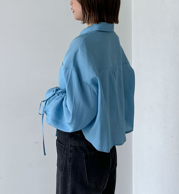 archives「ドロストスリーブショートシャツ」|シャツ・ブラウス|