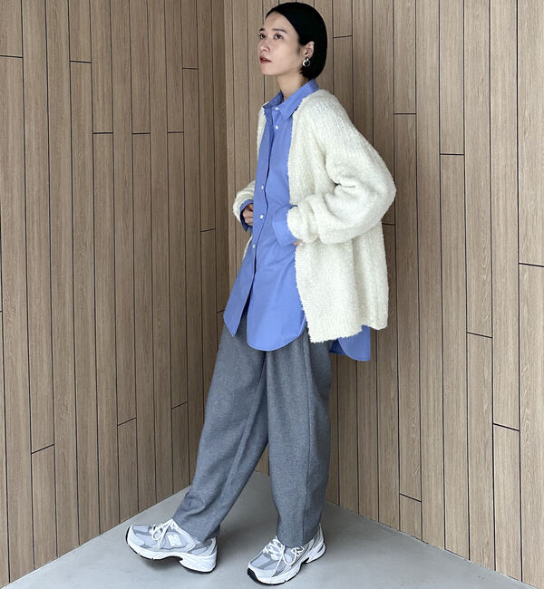 Doux archives「ブーグレーニットスキッパーカーディガン」|カーディガン|