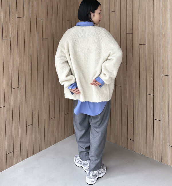 Doux archives「ブーグレーニットスキッパーカーディガン」|カーディガン|