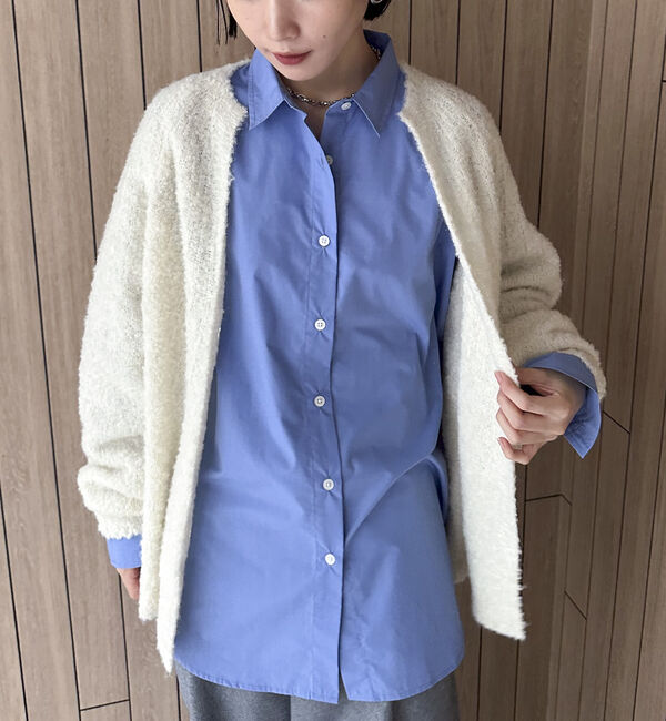 Doux archives「ブーグレーニットスキッパーカーディガン」|カーディガン|