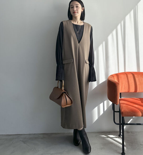 Doux archives「プリーツスリーブブラウス」|シャツ・ブラウス|