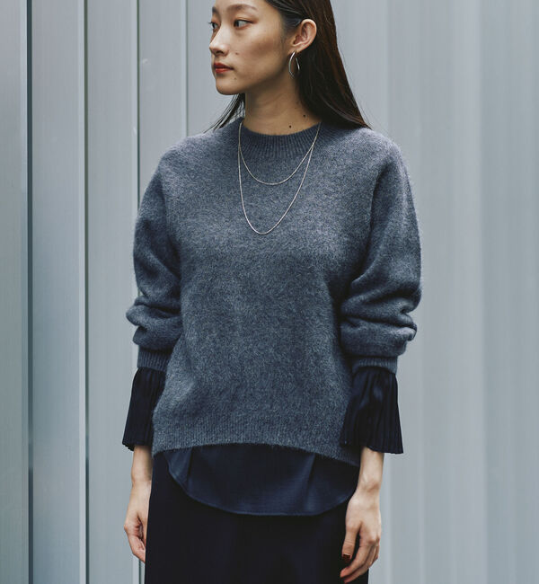 Doux archives「プリーツスリーブブラウス」|シャツ・ブラウス|