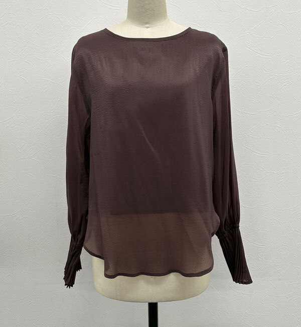 Doux archives「プリーツスリーブブラウス」|シャツ・ブラウス|