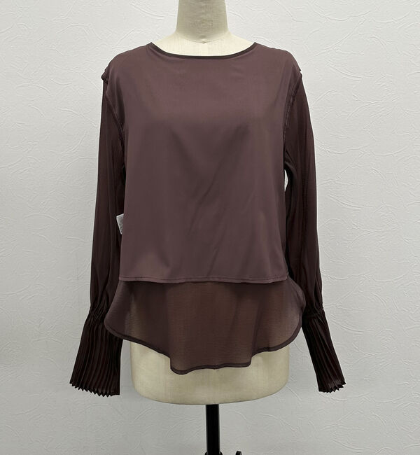 Doux archives「プリーツスリーブブラウス」|シャツ・ブラウス|