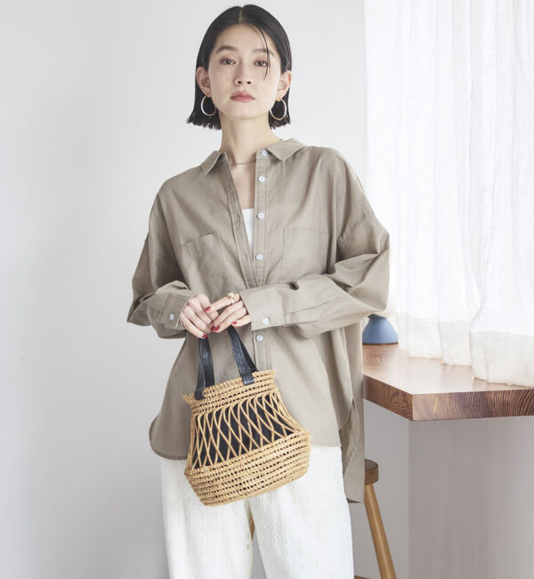 Doux archives「コットンリネンシャツ」|シャツ・ブラウス|