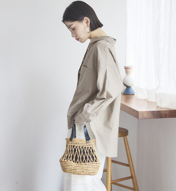 Doux archives「コットンリネンシャツ」|シャツ・ブラウス|