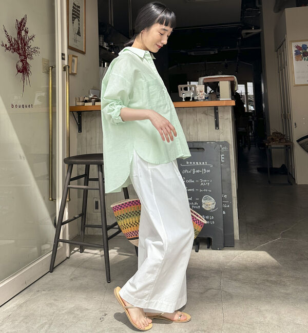 Doux archives「コットンリネンシャツ」|シャツ・ブラウス|