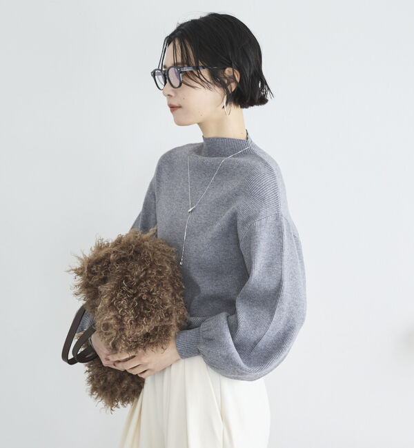Doux archives「ボリュームスリーブニット」|ニット・セーター|