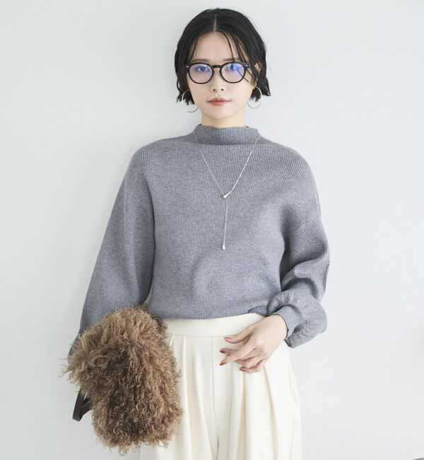 Doux archives「ボリュームスリーブニット」|ニット・セーター|