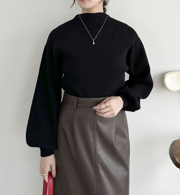 Doux archives「ボリュームスリーブニット」|ニット・セーター|