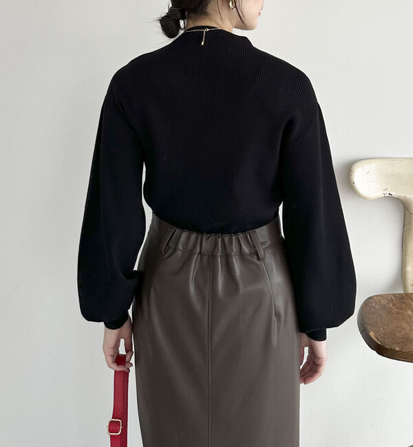 Doux archives「ボリュームスリーブニット」|ニット・セーター|