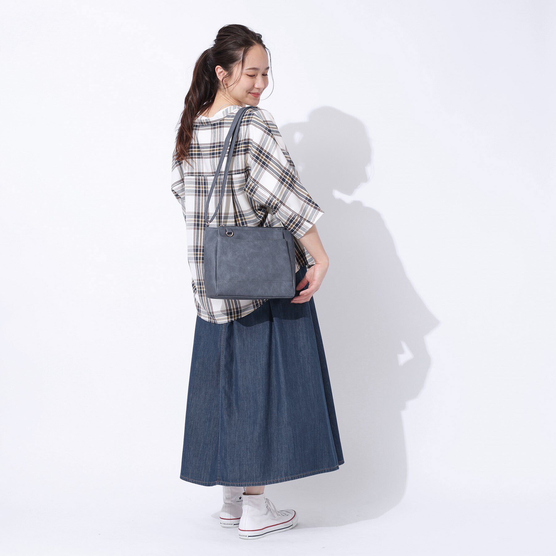 SHOO･LA･RUE「あおりポケットショルダーバッグ」|ショルダー・メッセンジャー|