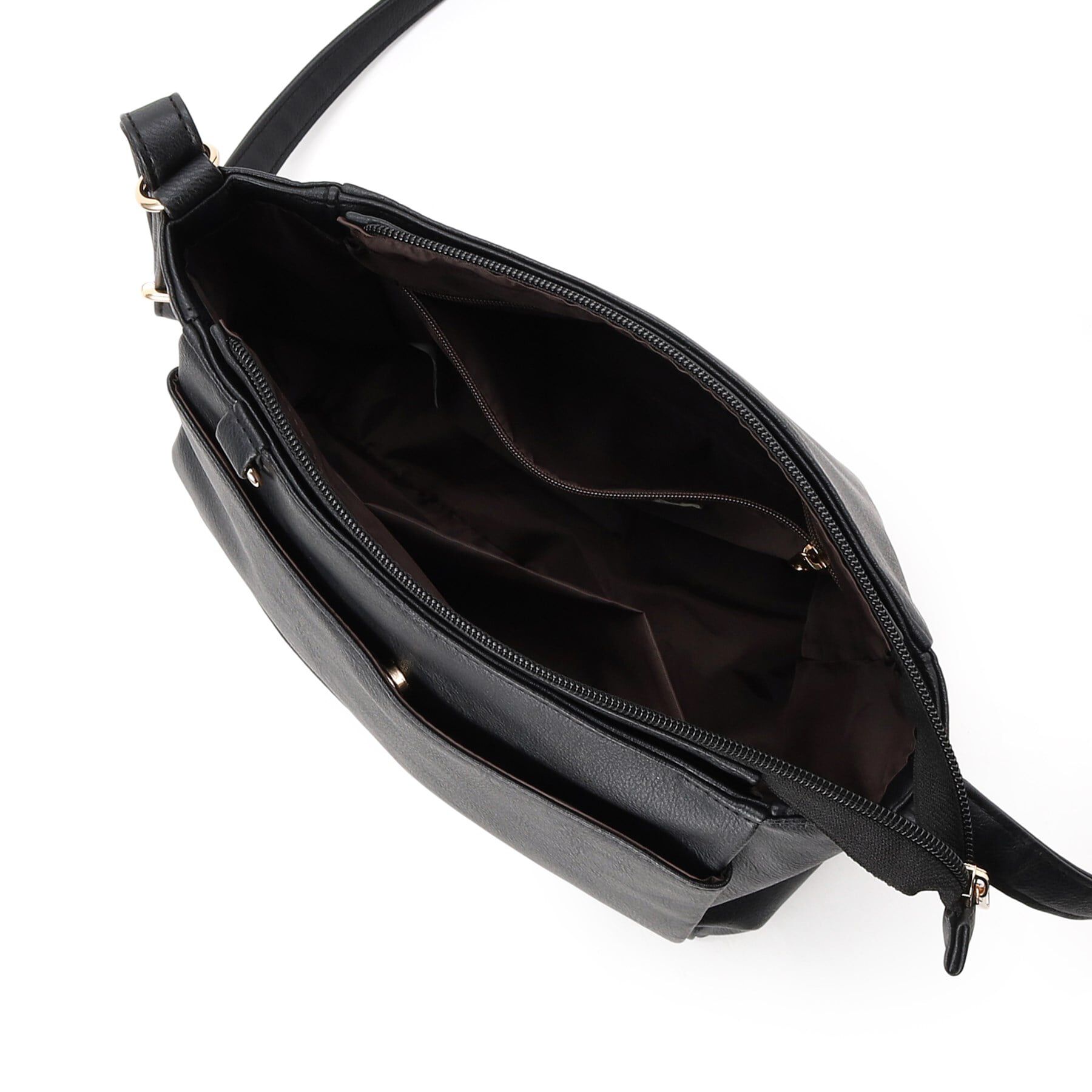 SHOO･LA･RUE「あおりポケットショルダーバッグ」|ショルダー・メッセンジャー|