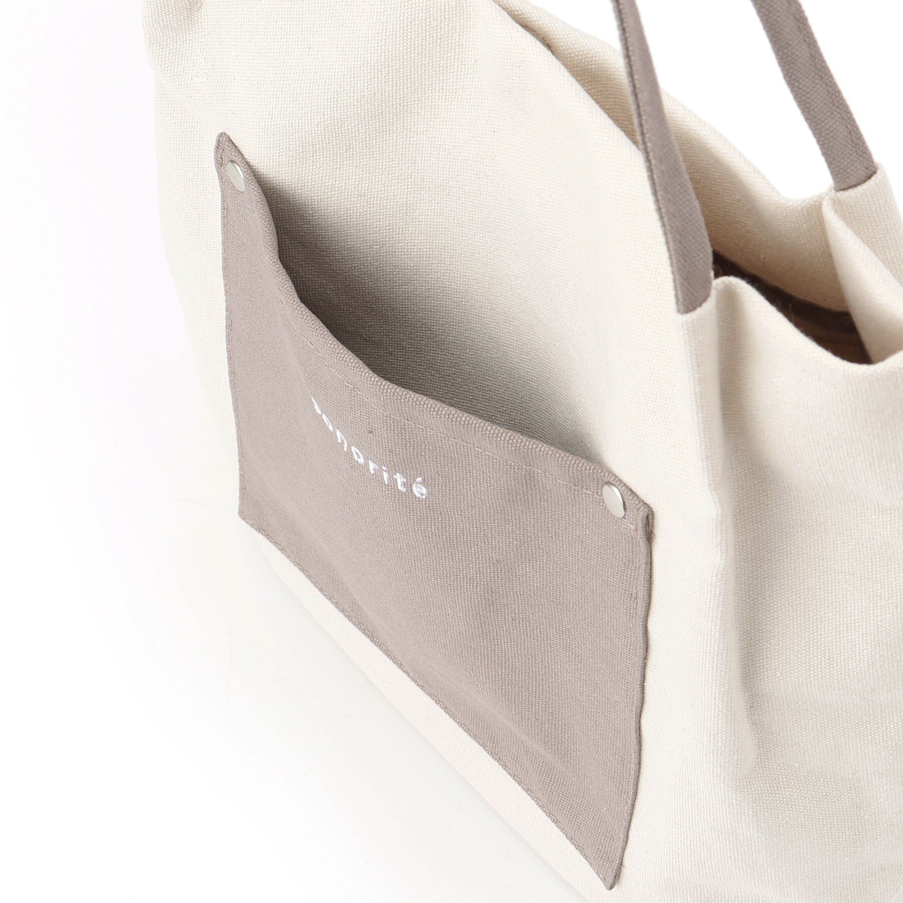 SHOO･LA･RUE「シンプルだから使いやすい つまみハンドル帆布トートバッグ」|トートバッグ|