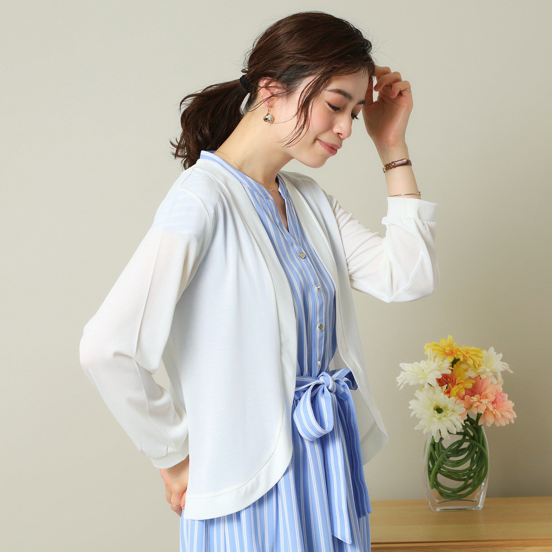 ITS&rsquo;DEMO「【UVカット／手洗い可】 ボレロ」|カーディガン|