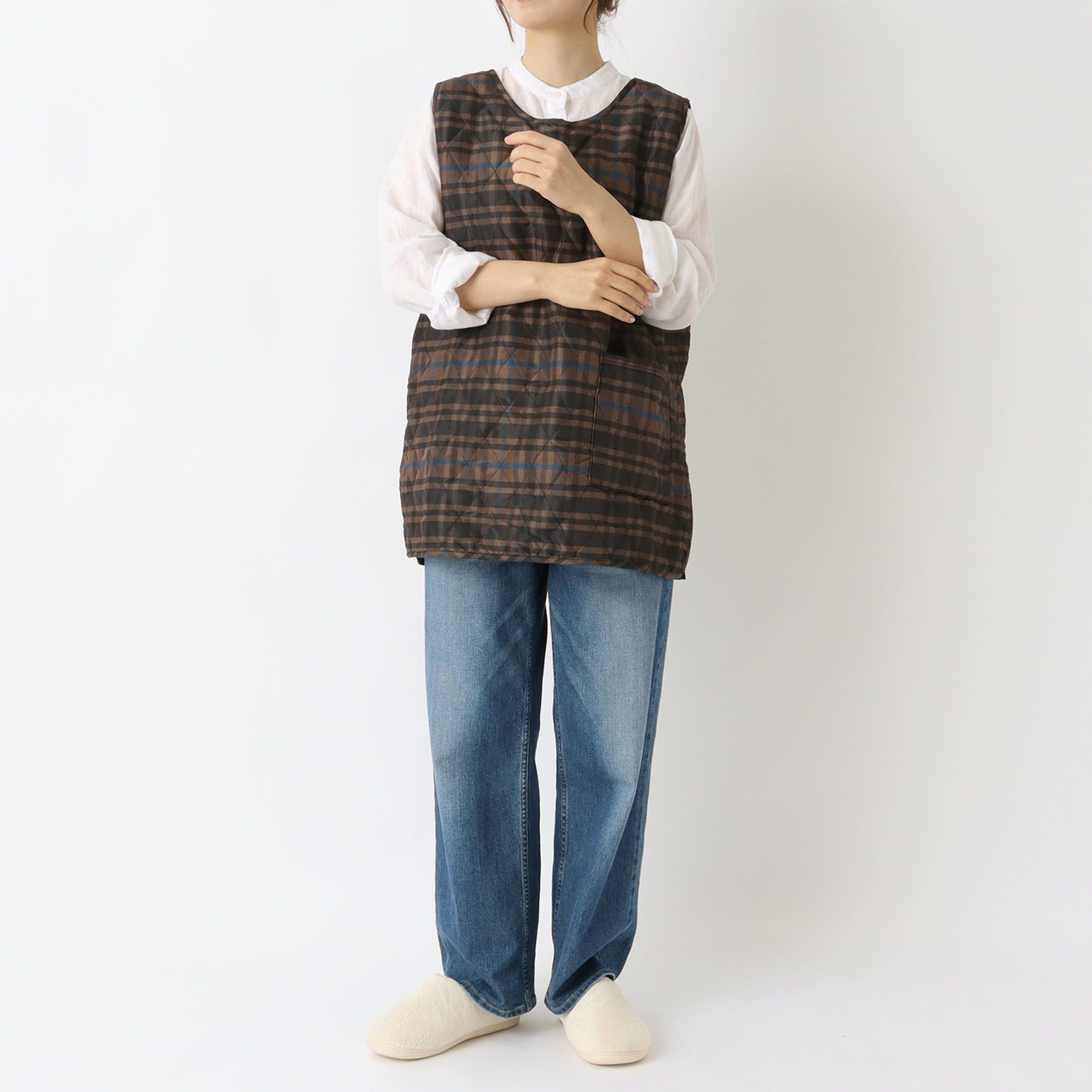 212 KITCHEN STORE「オリバー キルトショートタブリエ BR」|食器・キッチングッズ|