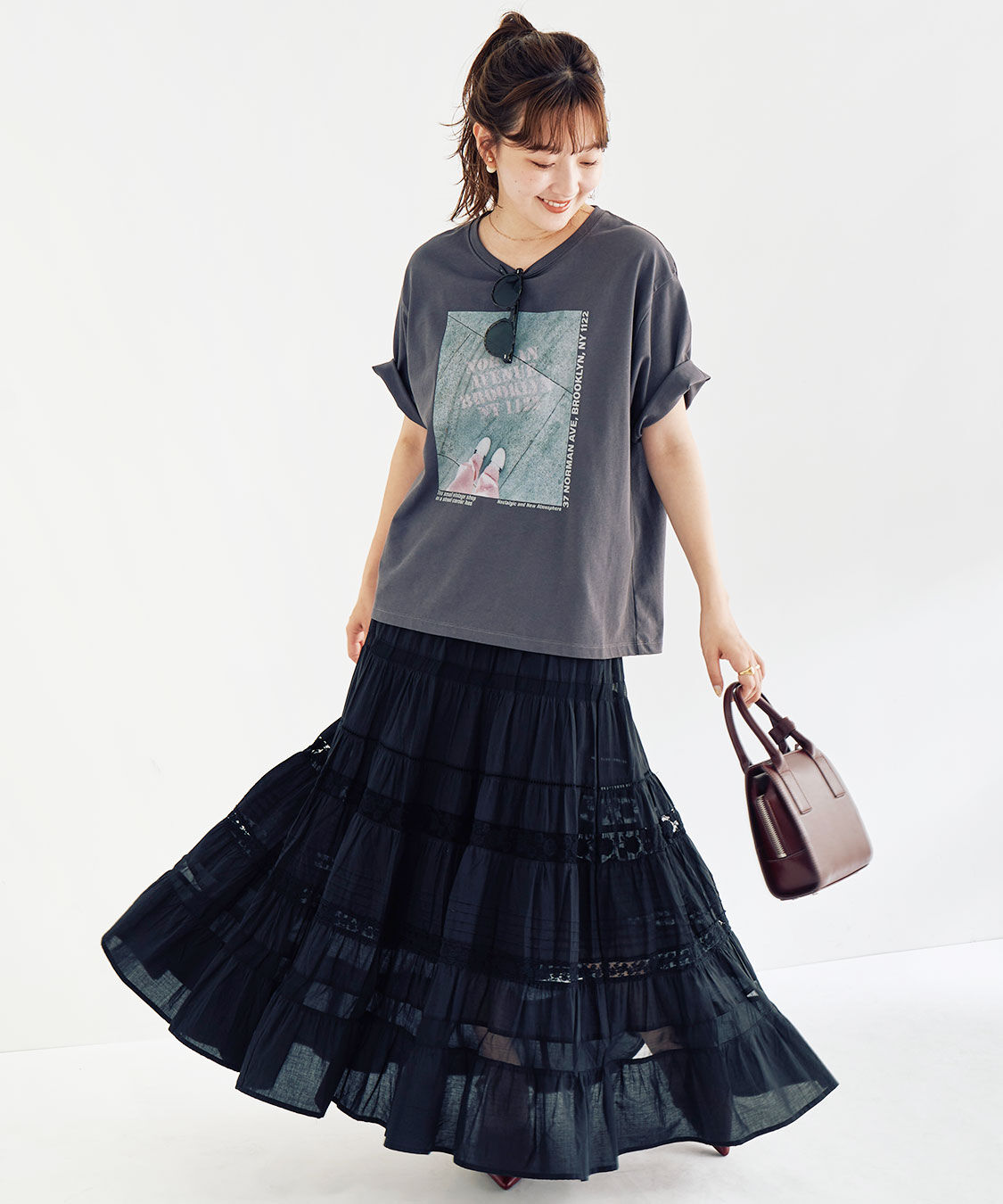 COCO DEAL「フォトグラフィックTシャツ」|Tシャツ・カットソー|