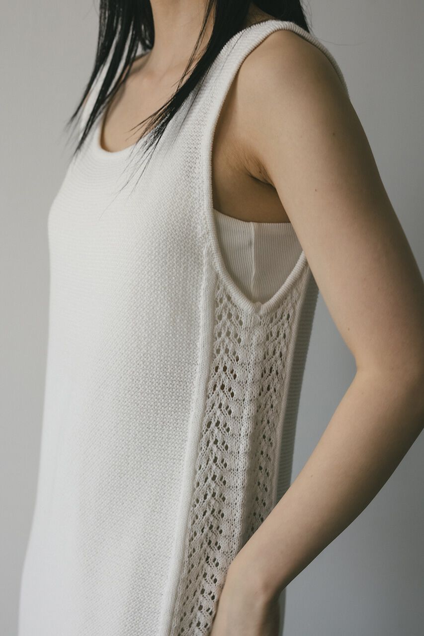 STYLEMIXER「コットンクロシェニットワンピース」|ワンピース|