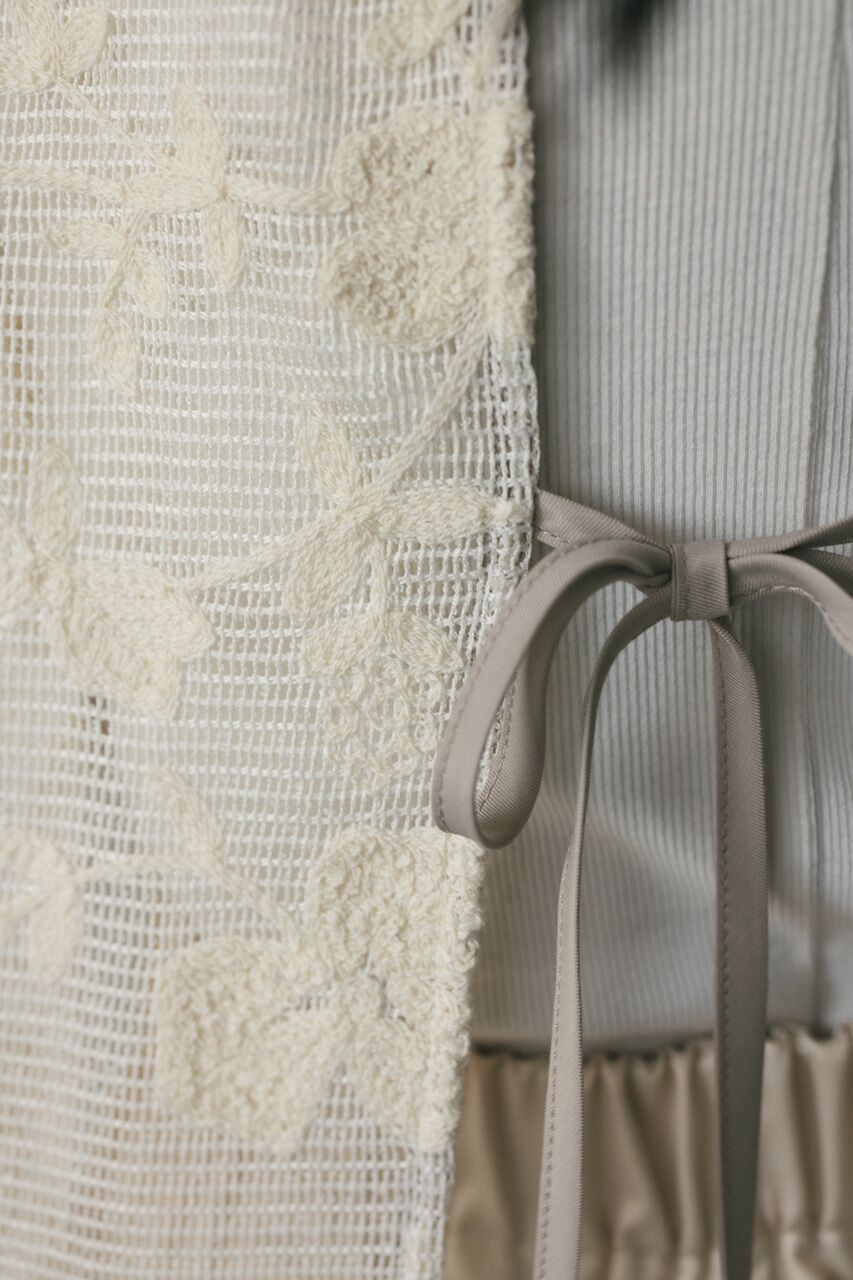 STYLEMIXER「2WAYラティスレースリボントップ」|タンクトップ|