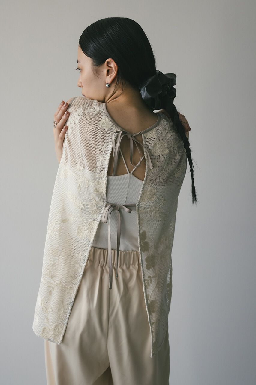 STYLEMIXER「2WAYラティスレースリボントップ」|タンクトップ|