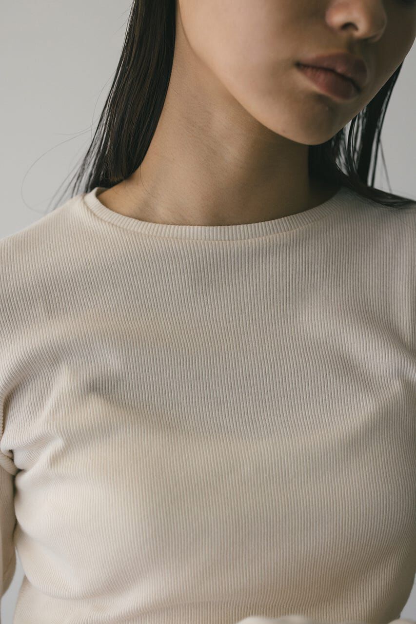 STYLEMIXER「ヘムラウンドリブトップ」|Tシャツ・カットソー|