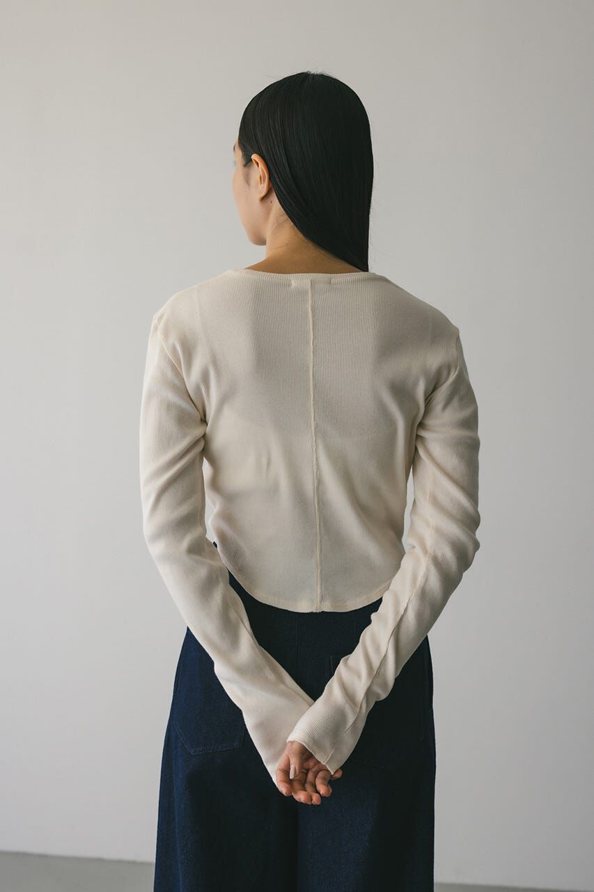 STYLEMIXER「ヘムラウンドリブトップ」|Tシャツ・カットソー|