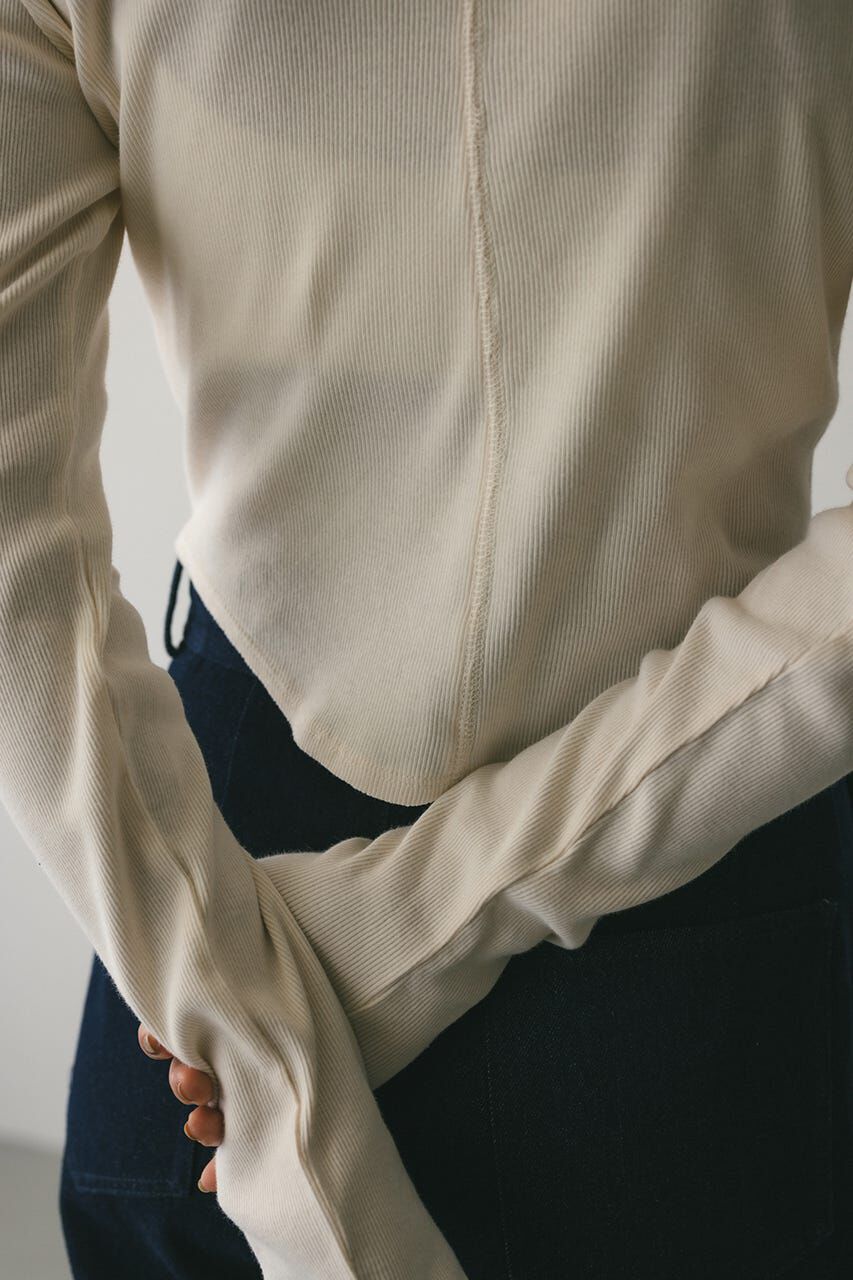 STYLEMIXER「ヘムラウンドリブトップ」|Tシャツ・カットソー|