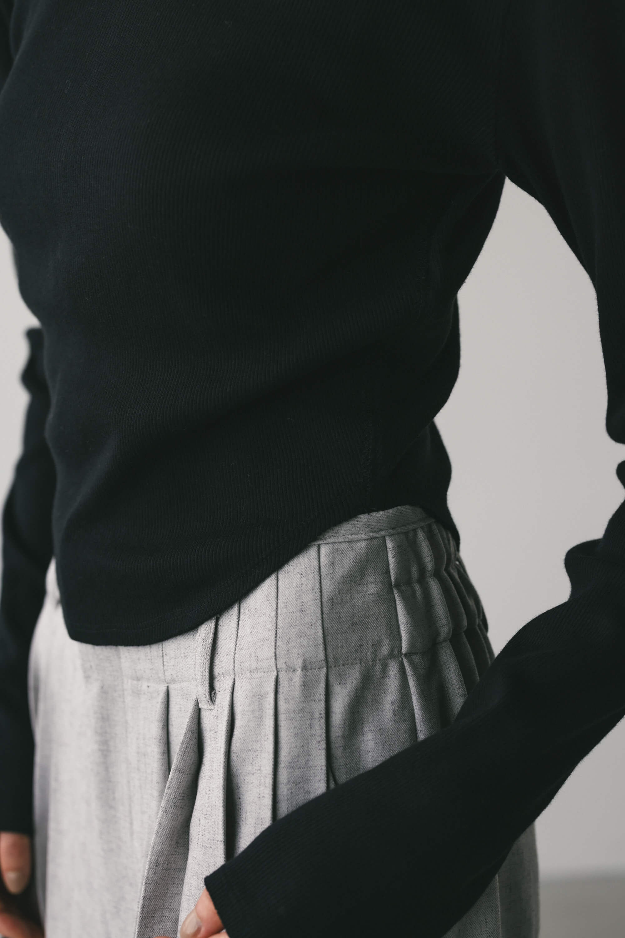 STYLEMIXER「ヘムラウンドリブトップ」|Tシャツ・カットソー|