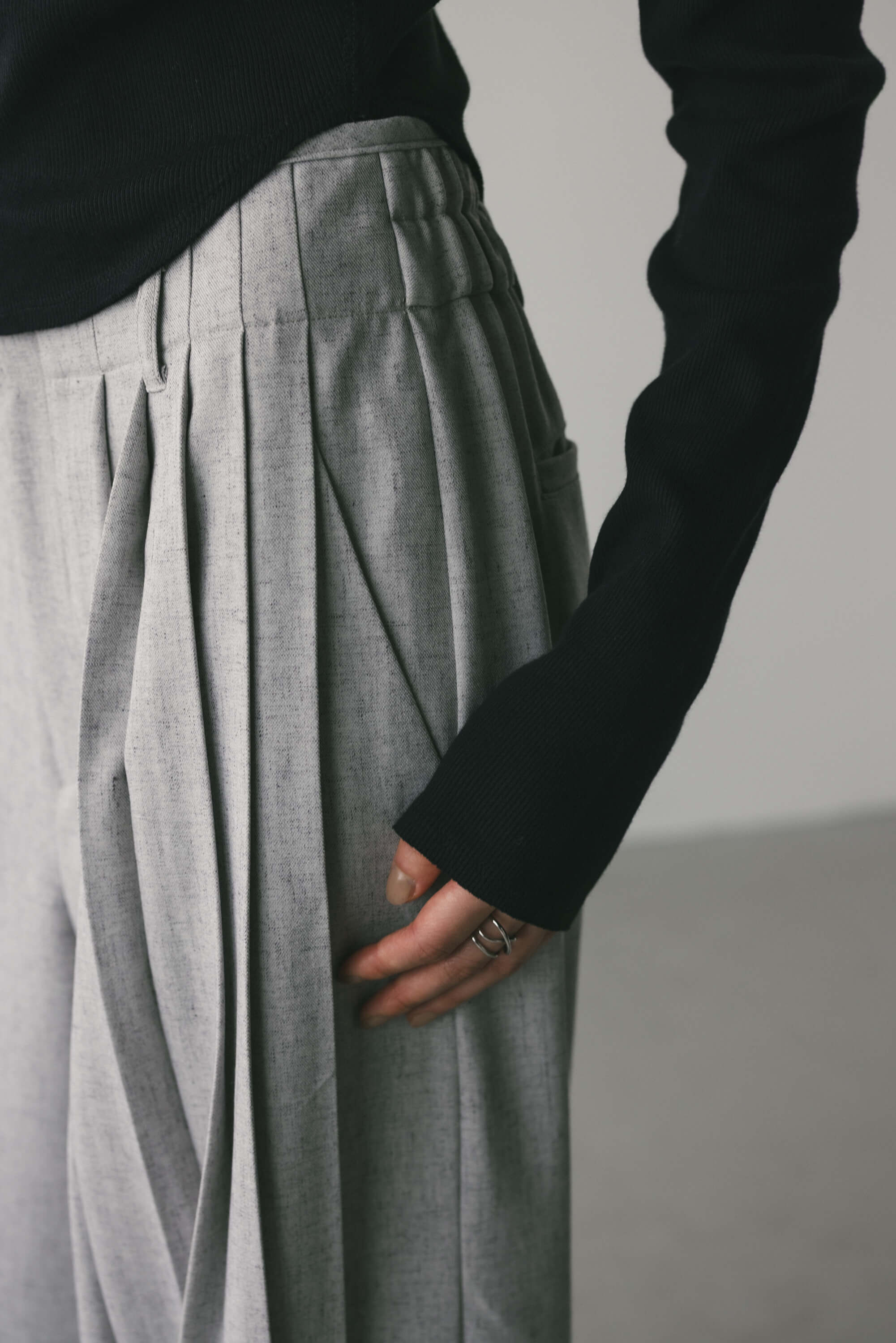 STYLEMIXER「ヘムラウンドリブトップ」|Tシャツ・カットソー|