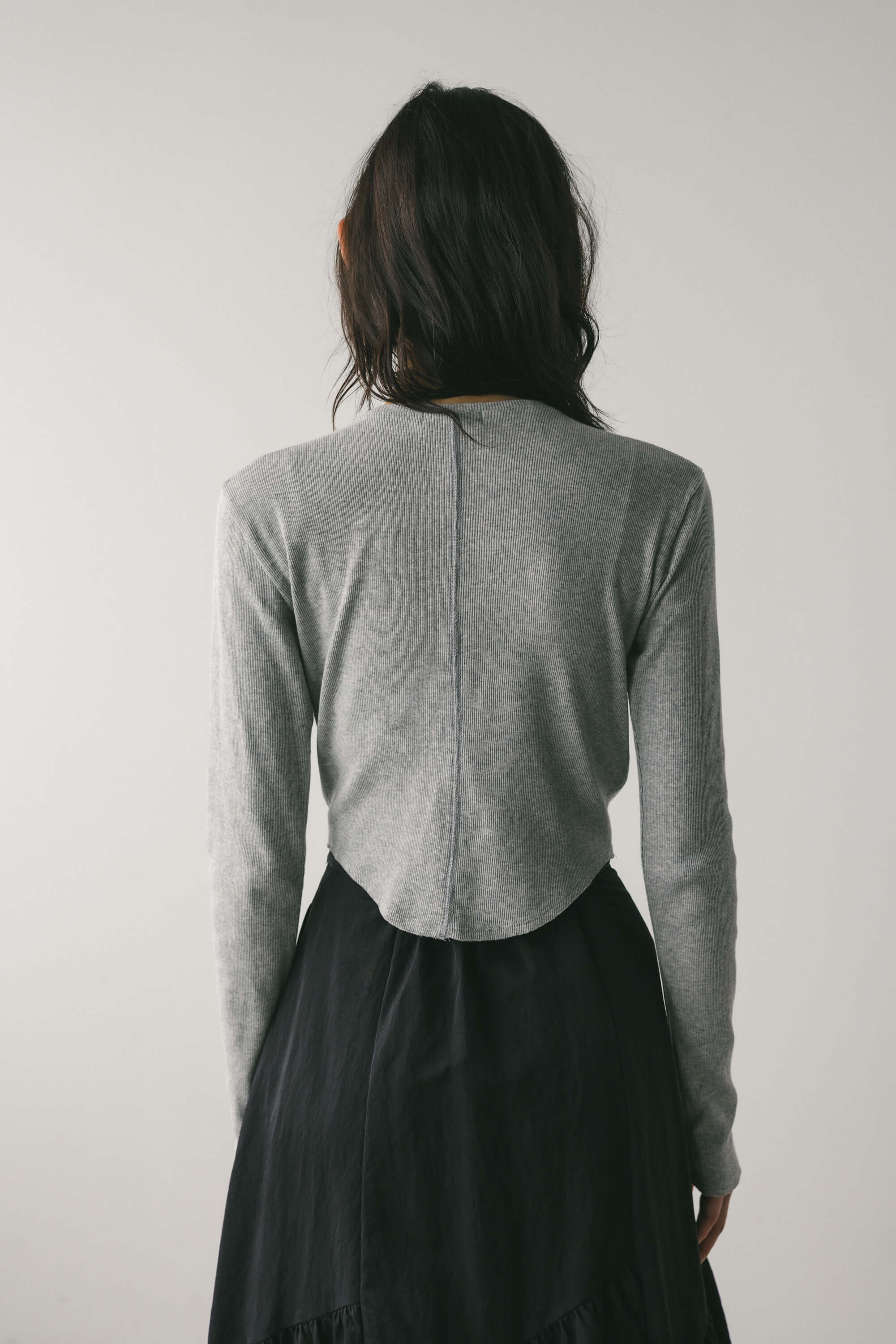 STYLEMIXER「ヘムラウンドリブトップ」|Tシャツ・カットソー|