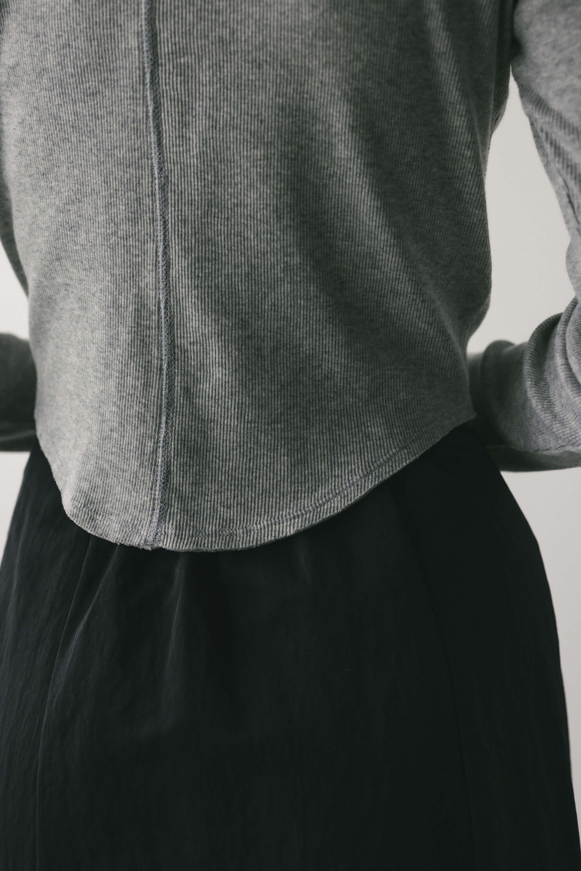 STYLEMIXER「ヘムラウンドリブトップ」|Tシャツ・カットソー|