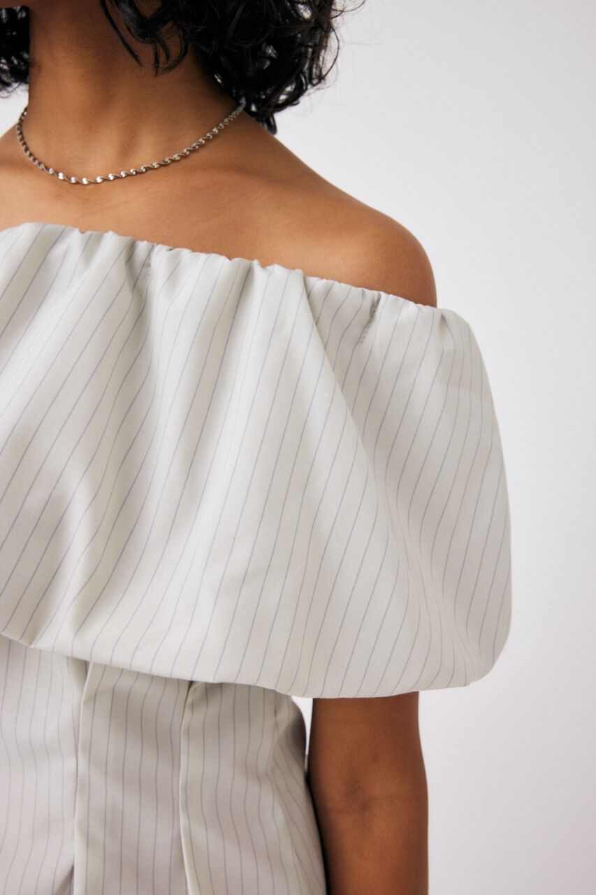 MOUSSY「OFF SHOULDER TUCK ブラウス」|その他|