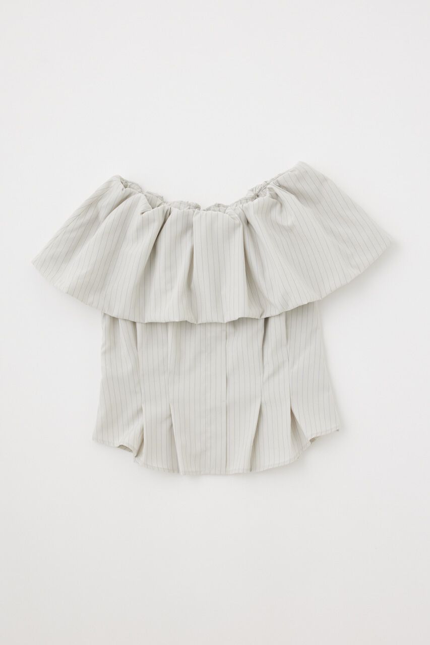 MOUSSY「OFF SHOULDER TUCK ブラウス」|その他|