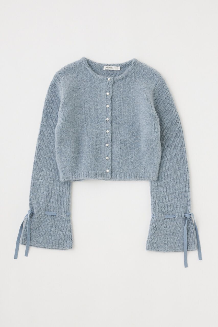 MOUSSY「F/PEARL BUTTON カーディガン」|カーディガン|