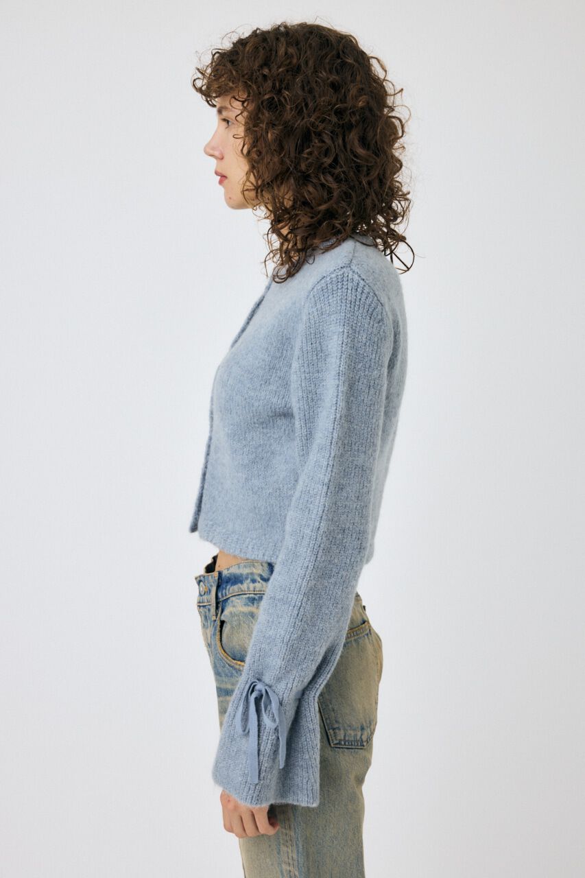 MOUSSY「F/PEARL BUTTON カーディガン」|カーディガン|