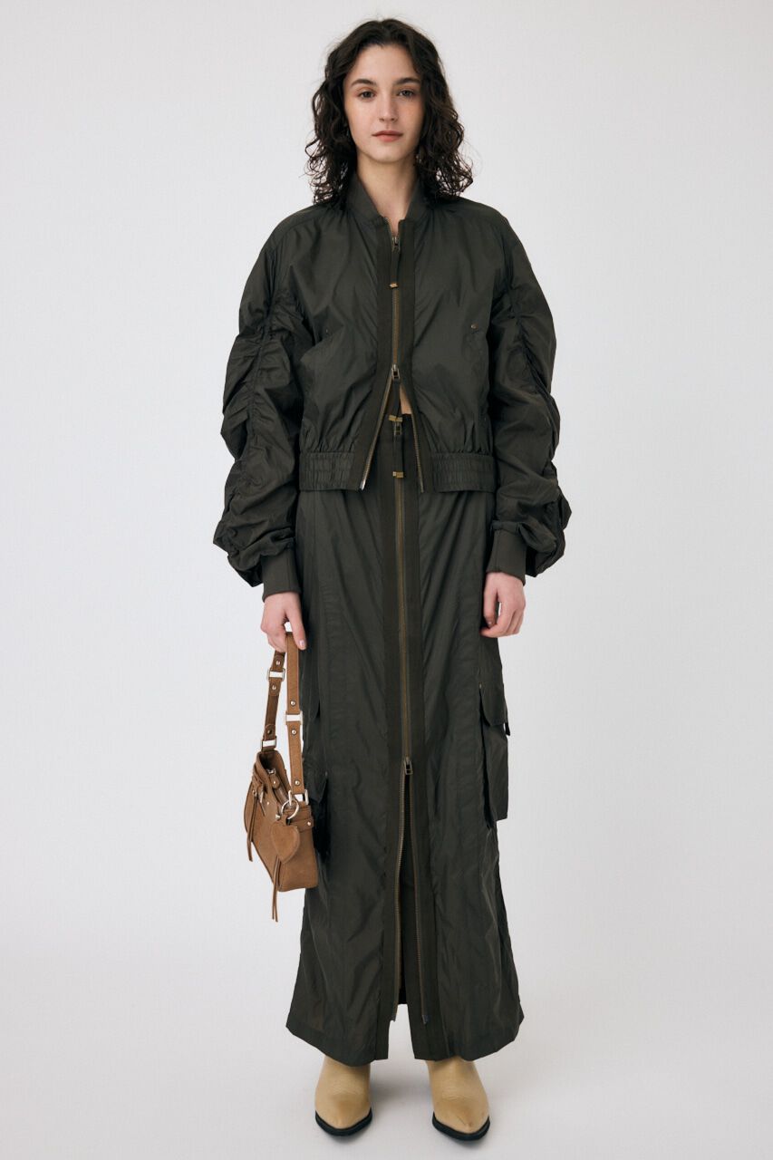 MOUSSY「FRONT ZIP FUNCTION スカート」|スカート|