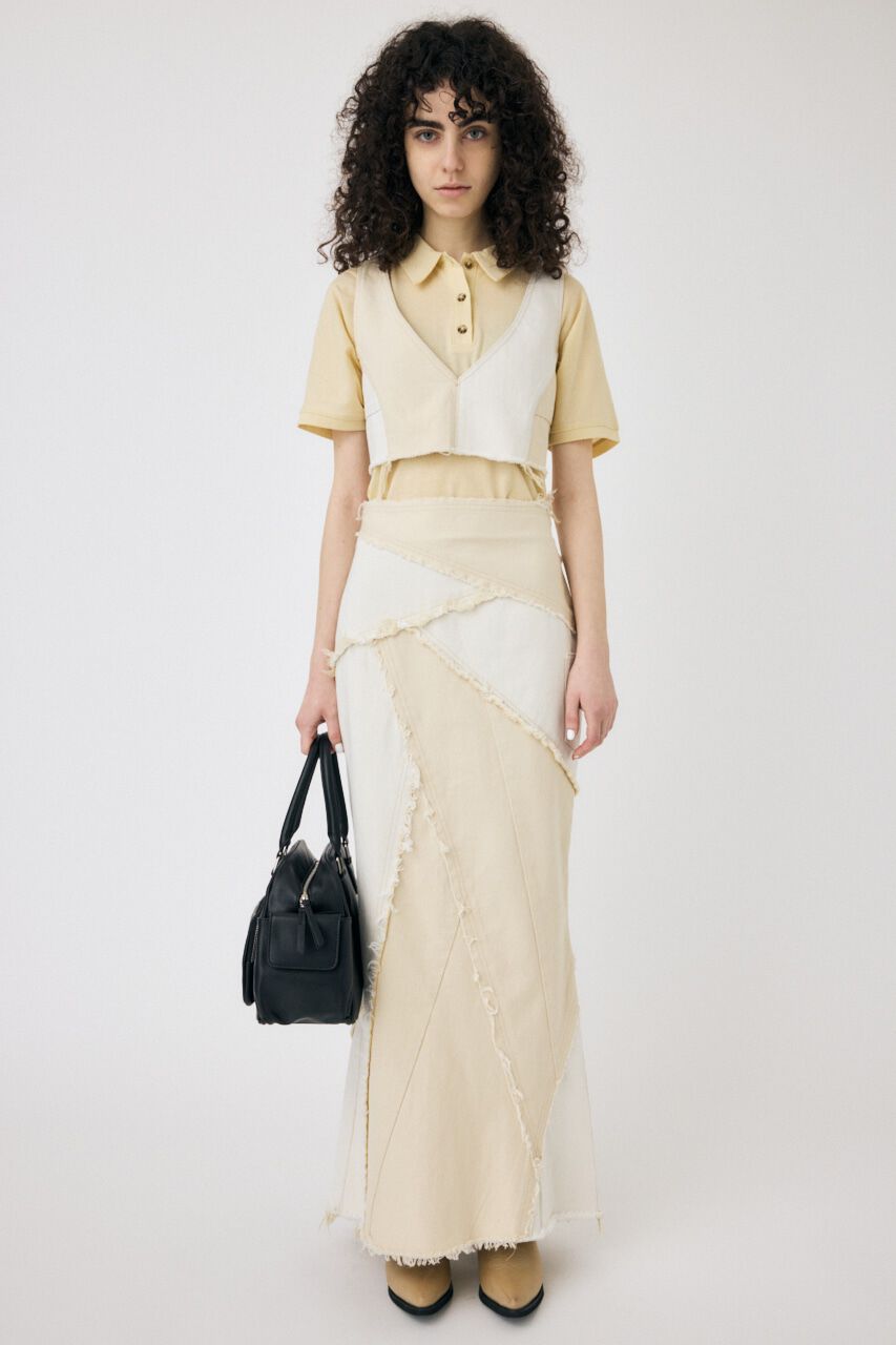 MOUSSY「DENIM ビスチェ」|チューブトップ|