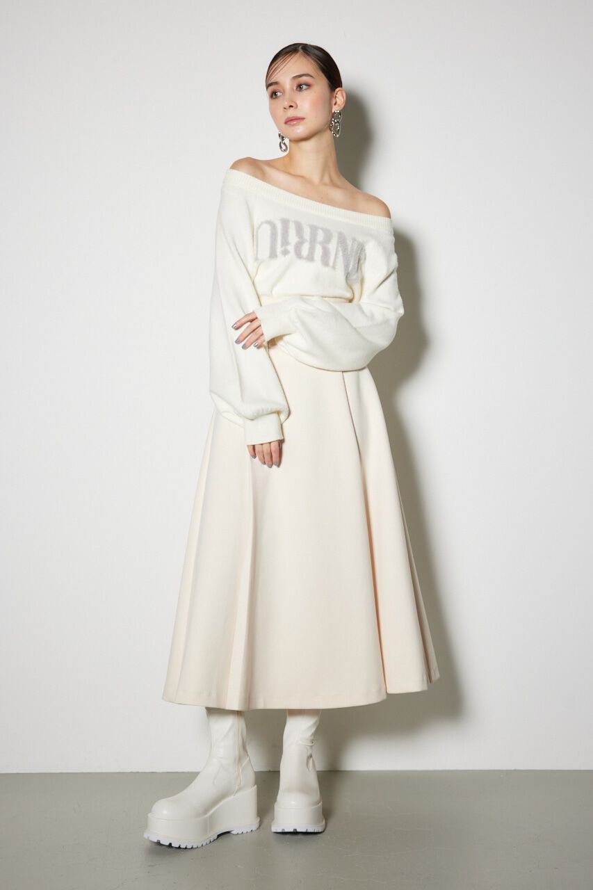 rienda「Riuコラボロゴニットトップス」|ニット・セーター|