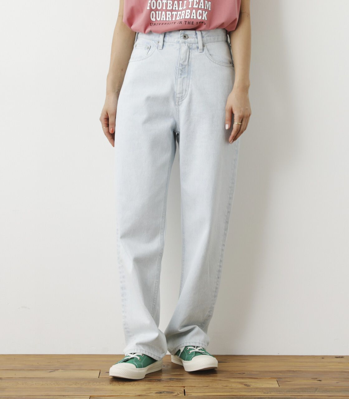 RODEO CROWNS「LOSE COLOR STRAIGHT DENIM」|デニム|L/BLU1