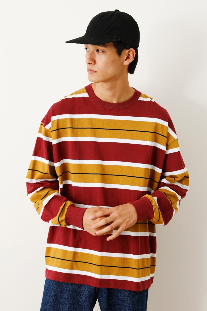 RODEO CROWNS「マルチボーダーL/S Tシャツ」|Tシャツ・カットソー|柄BRD5